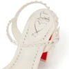 Sandale Miss Jane Strass Boum – Sandale de 85 mm – Satin creponat – Versiune Ivory – Femei Sandale Miss Jane Strass Boum – Sandale de 85 mm – Satin creponat – Versiune Ivory – Femei