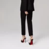 Sandale Miss Z Alta Suola Strass – 160 mm – satin creponat – negru – femei Sandale Miss Z Alta Suola Strass – 160 mm – satin creponat – negru – femei