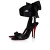 Sandale Miss Z Du Desert – Sandale cu curele de 100 mm – Satin creponat – Negru – Femei Sandale Miss Z Du Desert – Sandale cu curele de 100 mm – Satin creponat – Negru – Femei