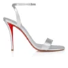 Sandale Miss Z – Sandale cu curele de 100 mm – Piele de miel Nappa – Argintiu – Femei Sandale Miss Z – Sandale cu curele de 100 mm – Piele de miel Nappa – Argintiu – Femei