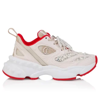 So Flo Perla – Sneakers de alergare – Piele de vițel laminată, strasuri și perle – Pearl – Femei So Flo Perla – Sneakers de alergare – Piele de vițel laminată, strasuri și perle – Pearl – Femei