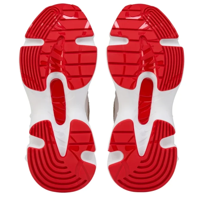 So Flo Perla – Sneakers de alergare – Piele de vițel laminată, strasuri și perle – Pearl – Femei