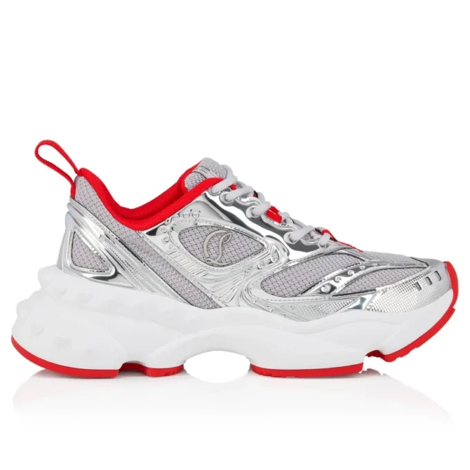 So Flo – Sneakers de alergare – Piele de vițel laminată – Argintiu – Femei So Flo – Sneakers de alergare – Piele de vițel laminată – Argintiu – Femei