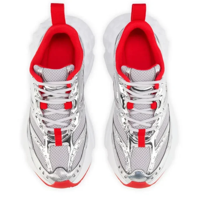 So Flo – Sneakers de alergare – Piele de vițel laminată – Argintiu – Femei So Flo – Sneakers de alergare – Piele de vițel laminată – Argintiu – Femei