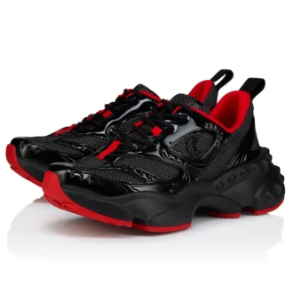So Flo – Sneakers de alergare – Piele de vițel laminată – Negru – Bărbați