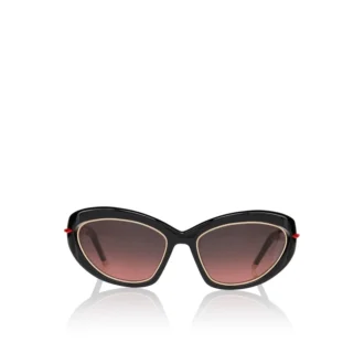 So Kate Lb0003 – Ochelari de soare – Acetat – Negru fumuriu