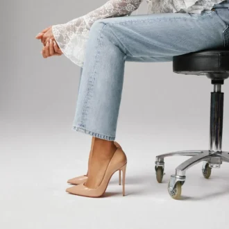 So Kate – Pantofi cu toc de 120 mm – Piele de vițel lăcuită – Blush – Femei
