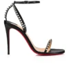 So Me – Sandale cu curele de 100 mm – Piele de ied și ținte – Negru – Femei So Me – Sandale cu curele de 100 mm – Piele de ied și ținte – Negru – Femei