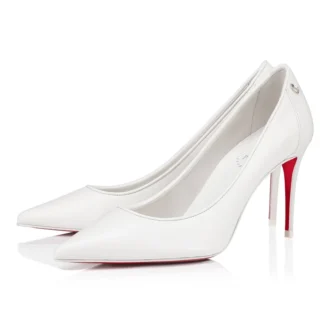 Sporty Kate – Pantofi cu toc de 85 mm – Piele Nappa – Bianco – Femei