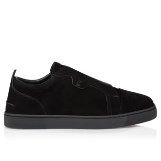 St Louis – Sneakers – Piele de vițel velur – Negru – Bărbați