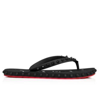 Super Loubi Flip – Papuci de plajă – Cauciuc – Negru – Femei