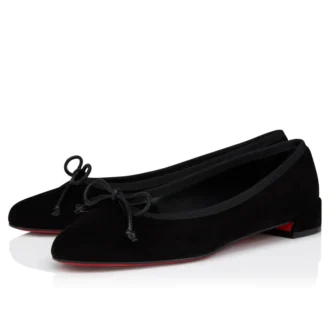 Sweetie Jane – Balerini – Piele de vițel velur – Negru – Femei