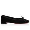 Sweetie Jane – Balerini – Piele de vițel velur – Negru – Femei