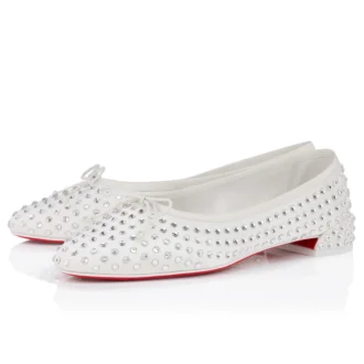 Sweetie Jane Strass Boum – Balerini – Crep satinat – Versiune Ivory – Femei Sweetie Jane Strass Boum – Balerini – Crep satinat – Versiune Ivory – Femei