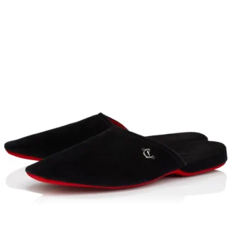 Tonton Dede – Mocasin – Catifea – Negru – Bărbați
