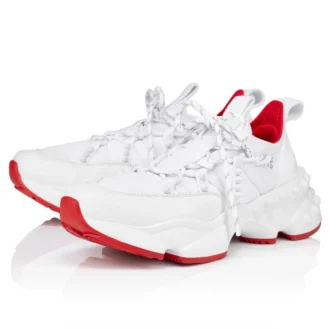 Trailnrun – Sneakers de alergare – Piele de căprioară, piele de vițel și țesătură – Alb – Bărbați