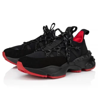 Trailnrun – Sneakers de alergare – Piele de căprioară, piele de vițel și țesătură – Negru – Femei Trailnrun – Sneakers de alergare – Piele de căprioară, piele de vițel și țesătură – Negru – Femei