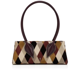Venus – Geantă de umăr – Piele de vițel în formă de romb – Multicolor
