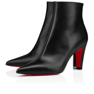 Vibella Booty – Cizme joase de 85 mm – Piele de vițel – Negru – Femei