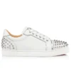 Vieira 2 – Sneakers – Piele de vițel și piele de vițel laminată – Bianco – Femei
