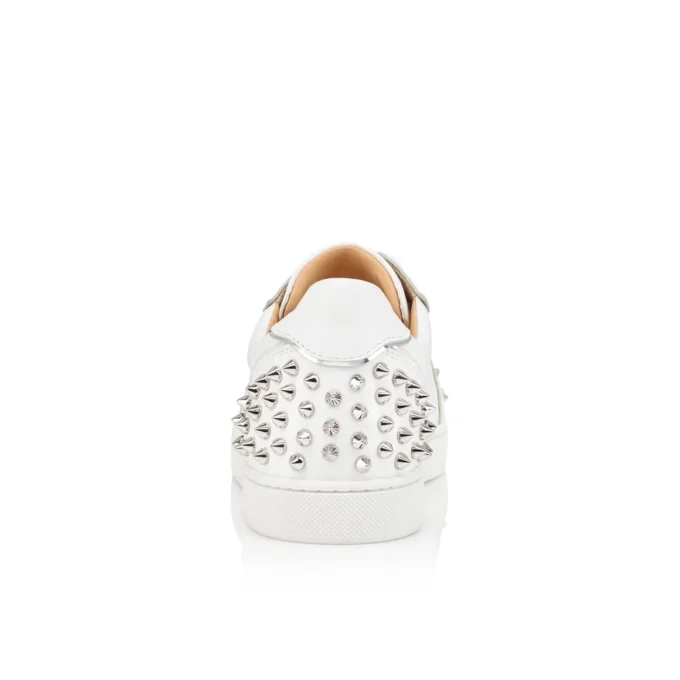 Vieira 2 – Sneakers – Piele de vițel și piele de vițel laminată – Bianco – Femei
